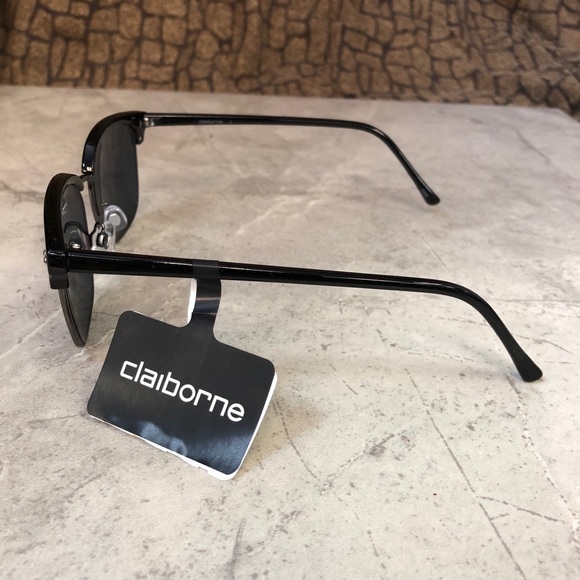 Liz Claiborne Men’s Clubmaster Sunglasses. NWT - Picture 4 of 5